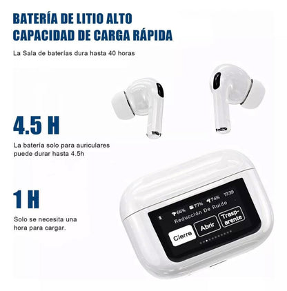 Airpods PRO con pantalla y Cancelación de Ruido