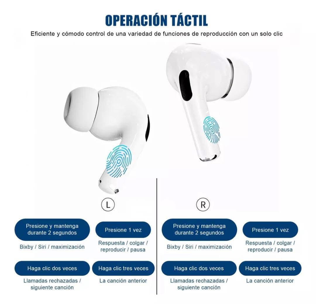 Airpods PRO con pantalla y Cancelación de Ruido
