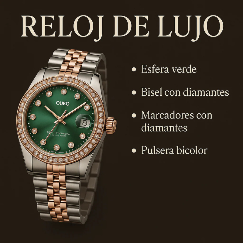 Reloj tipo Rolex mujer